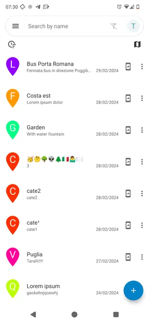 Nextcloud Maps Geobookmarks